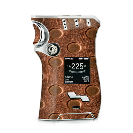 Skin Decal for Smok Mag + TFV12 Prince tank Vape / Copper Grid Panel (Best Metal Ar15 Mags)