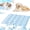 Blue, variant on Cool Pad for Dogs, 2026 New Gel-Filled Chill Zone Portable Washable Indoor Outdoor Kennel Floor Use Non-Slip Dog Pad for Small and Medium Dogs (Gray, 40x40cm)