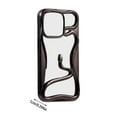 thumbnail image 2 of Solid Color Hollow Shaped Electroplated Soft Phone Fashionable Hollow Shaped Electroplated Phone Mini Shockproof Shaped Phone, 2 of 7