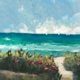 thumbnail image 2 of Slivka, Jane 15x15 White Modern Wood Framed Museum Art Print Titled - Oceanside II, 2 of 4