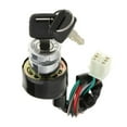 thumbnail image 1 of LOVIVER Ignition Starter Switch With 2 Keys 6 - Wire 3 - Position for Dirt Bikes, 1 of 6