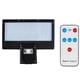 thumbnail image 1 of Lámpara de pared solar con control remoto y sensor de movimiento, lámpara de seguridad para exteriores Blanco cálido, 1 of 8