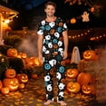thumbnail image 4 of 2026 Matching Family Halloween Pajamas Set, Fall Sleepwear, Ghost & Pumpkin Printed Holiday Sleepwear, Soft Loungewear PJs Outfit, 4 of 5