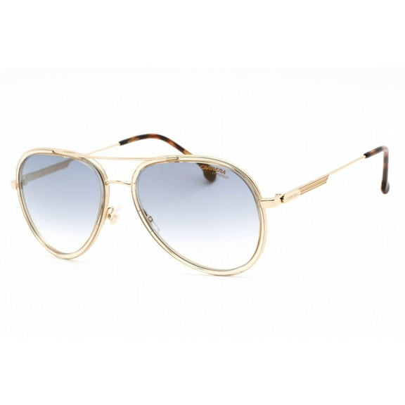 Carrera Blue Shaded Gold Mirror Pilot Unisex Sunglasses CARRERA 1044/S 0HAM/1V 57