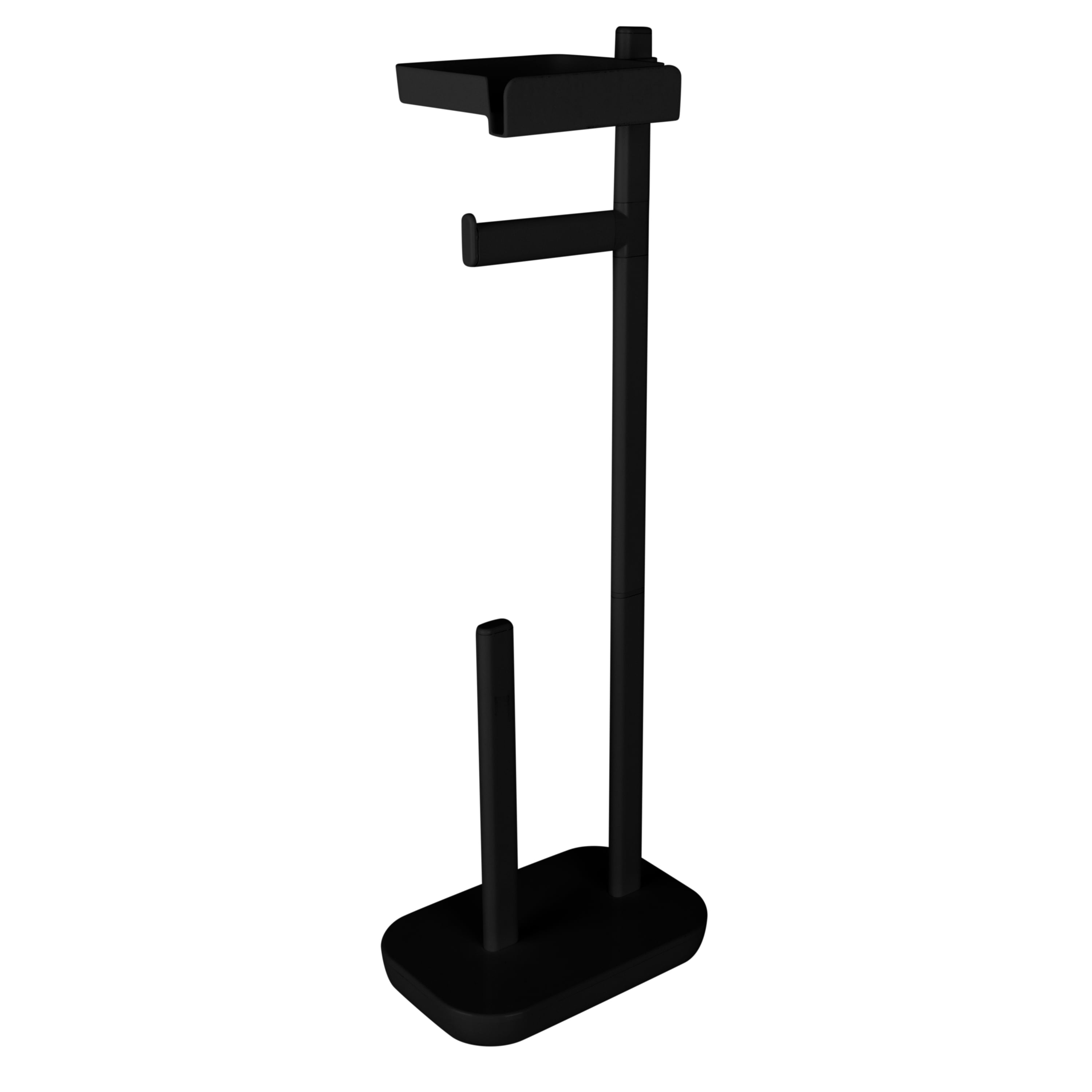 Bath Bliss 3 in 1 Toilet Paper Dispenser in Black