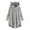 Gray, variant on TOUMENY Winter Cardigan for Women Plus Size Button Down Hooded Long Sleeve Casual Loose Cozy Knit Coat Outerwear with Pockets Army Green XXL