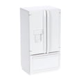 thumbnail image 1 of ZLight Dollhouse Miniature Fridge Refrigerator Working Doors And Drawers Accessory For Dollhouse Decor, 1 of 6