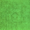 thumbnail image 1 of Ahgly Company Indoor Square Oriental Green Industrial Area Rugs, 6' Square, 1 of 4