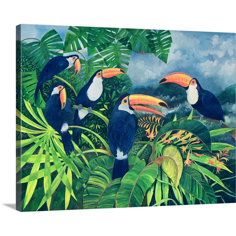 Great BIG Canvas "Toucan Talk" Canvas Wall Art 24x18