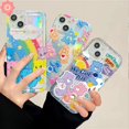 thumbnail image 4 of Funda De Oso De Dibujos Animados Colorido Para El Cuidado Del Arco Iris Compatible Con iPhone 7Plus 11 13 14 12 Pro MAX XR 7 6 8 6S Plus X XS Cute Little Bear Tag A Prueba De Golpes Airbag Suave Tpu C, 4 of 4