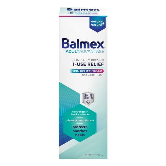 Balmex Adultadvantage Bprotected Skin TSF6 Relief Cream, With Skinshield Technology, 3 Ounce