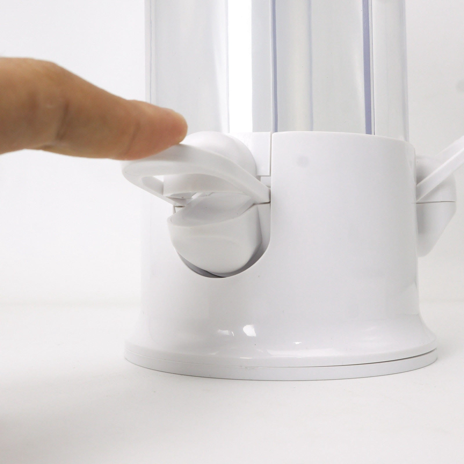 3 in 1 Candy and Nut Dispenser (Candy Dispenser, Nut Dispenser), Three Compartment Candy Vending Machine, Fun Candy and Nut Dispenser Newly Upgraded (Pearl White), by TINGXIN