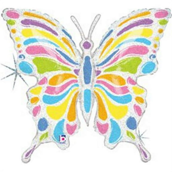 Burton & Burton 33" Pastel Butterfly Balloon