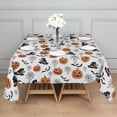 thumbnail image 3 of Classic Elements Halloween Pattern Square Tablecloth,Waterproof Square Table Cover,Wipeable Spillproof Washable Table Cover for Home Kitchen Party Decor 52"x52"(132x132cm), 3 of 6