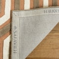 thumbnail image 4 of SAFAVIEH Cambridge Oswald Geometric Wool Area Rug, Orange/Gray, 2' x 3', 4 of 8