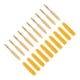 thumbnail image 2 of 10 conectores banana chapados en oro de 2 mm, conectores macho aislados de metal con carcasa para equipos de prueba (amarillo), 2 of 14