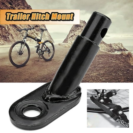 Universal Steel Bike Hitch Connector Trailer Rear Bicycle Trailer Hitch Mount Adapter Replacement Axle Bike