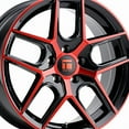 thumbnail image 2 of Touren Tr79-3279 17X8 5X112 35Et 66.56Cb Gloss Black W/ Red Tinted Face, 2 of 3