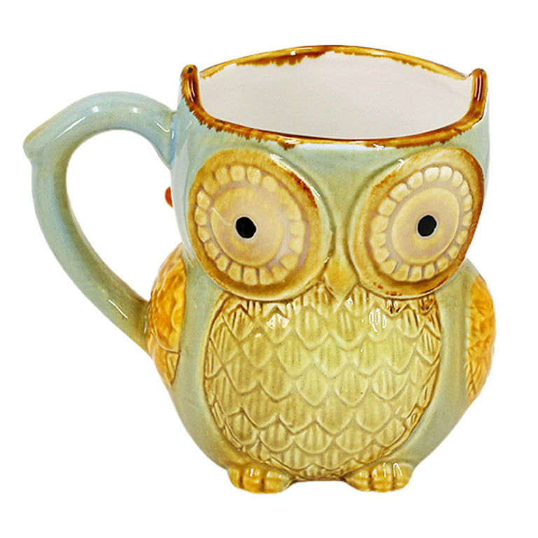 Animal Cute Owl Mugs Coffee Milk Cups Creative Cup Animal Morning Coffee Mug  Ceramic Tea Cups Kitchen Tableware Christmas Gift 
