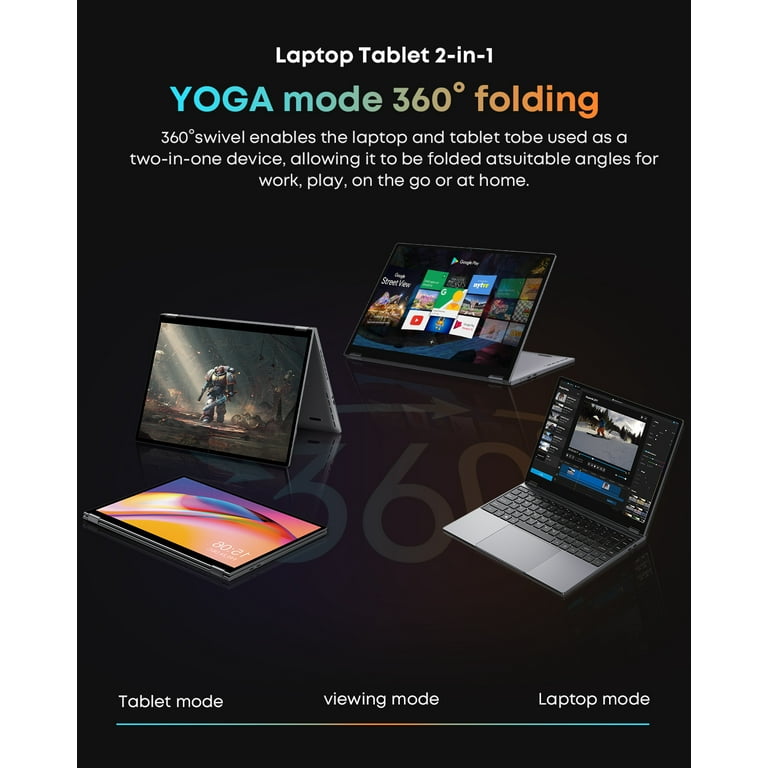Windowsノート本体 CHUWI FreeBook i3-1215U 12GB 512GB 2in1 FreeBook 360° 2K Touch Screen Intel i3-1215U – CHUWI US Store