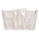 thumbnail image 2 of Corsé con cordones para mujer, cinturón de cintura, cinturón de vestir para mujer con cintura de lentejuelas para Navidad de disfraces, boda Encaje Blanco Colco corsé de mujer, 2 of 8