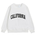 thumbnail image 3 of Kiijoy Big Girls Casual Sweatshirt California Print Crewneck Pullover Top, Sizes 11-12, 3 of 3