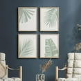 thumbnail image 4 of PixonSign Framed Wall Art Washed Out Banana Palm Leaf, Set of 4 Pastel Tropical Plant Wall Decor Arts, Nature Botanical Wall Décor, Adhesive Canvas Poster, Modern Home Artwork - 8"x10" Natural, 4 of 5