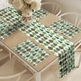thumbnail image 2 of Ambesonne Forest Table Runner & Placemats, Woodland Ecology Pattern, Placemat 4 pcs + Runner 14"x90", Olive Green and Brown, 2 of 2
