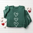 thumbnail image 6 of Erwazi Womens Valentines Hoodies Sweatshirts Crewneck Long Sleeve Cute Print Pullover Tops, 6 of 6