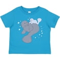 thumbnail image 3 of Inktastic Cute Manatees with Bubbles Boys or Girls Toddler T-Shirt, 3 of 5