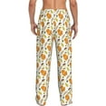 thumbnail image 3 of Vsdgher Squirrel Eating Nuts Print Mens Pajama Pants Sleep & Lounge Pants, PJ Bottoms With elastic waistb and Pockets, 3 of 8