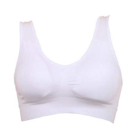 

FANTADOOL Sports Bras for Women Seamless Comfortable Yoga Bra with Removable Pad S-3XL