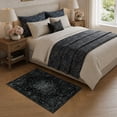 thumbnail image 4 of ATHOPE 2x3 Small Area Rug, Vintage Medallion Non-Slip Soft Low Pile Washable Rug Large Distressed Rug Indoor Retro Carpet for Entryway Kitchen Bathroom, Black Onyx, 4 of 8