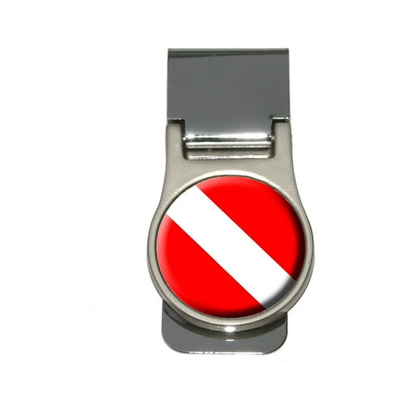 Scuba Diver Flag - Diving Money Clip