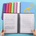 thumbnail image 2 of RABBITH Letter Size File Folder Spiral Binding Sheet Music Binder Folder 20 Sleeves Writable Pages for Student Teacher School, 2 of 19