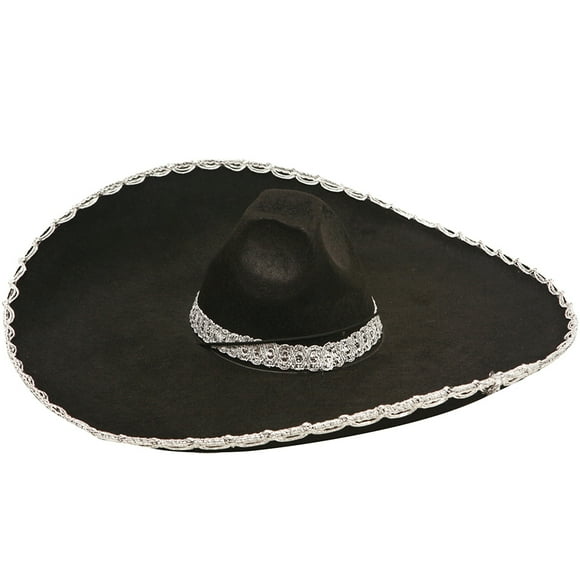 Dress Up America Kids Mexican Sombrero Hat - Available for Kids and Adults Black - By Dress Up America