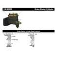 thumbnail image 4 of Centric Parts Brake Master Cylinder P/N:130.63006 Fits select: 1966 DODGE CORONET, 1966 DODGE CHARGER, 4 of 4