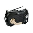 thumbnail image 1 of Portable High Sensitivity FM AM SW Radio Solar Charging Emergency Receiver Hand Crank Bluetooth Speaker Music Player AUX ,Handy Bright, 1 of 7