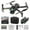 Black, variant on WiFi FPV Drone With 4K HD ESC Camera Altitude Hold Mode Foldable RC Drone Quadcopter Fly Route Fly Altitude Hold Headless Mode