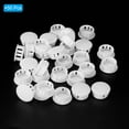 thumbnail image 3 of Uxcell Hole Plugs Plastic Screw Bumper Hole Plug Flush Snap Type Round Hole Cover Caps White 19mm(3/4"), 3 of 5