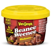 Van Camp's Beanee Weenee Hickory Flavor, 8g Protein Per Serving, Microwavable Cup, 7.25 oz. Cup