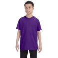 thumbnail image 1 of Hanes 54500 Youth Tagless T-Shirt - Purple - Large, 1 of 1
