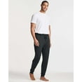 thumbnail image 5 of Real Essentials 3 Pack: Men's Soft Lounge Sleep Joggers - Pajama Pants Drawstring & Pockets (Available in Big & Tall), 5 of 7