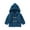 Blue, variant on Edvintorg 3-24Months Toddler Baby Boys Girls Winter Jackets Solid Color Cute Ears Knitted Tops Warm Coats Long Sleeve Buttons Outerwear Infantis Fall Clothing