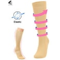 thumbnail image 7 of PULLIMORE 2 Pairs Graduated Compression Knee High Socks 10-20mmHg for Men & Women Best For Running,Athletic Sports, Crossfit, Flight Travel "S-2XL", 7 of 7