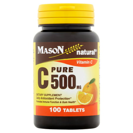  Vitamine C comprimés 500 mg 100 count