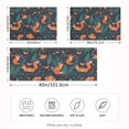 thumbnail image 2 of Yayeee Pillowcase King Size Set of 2 Satin Wrinkle Resistant Envelope Pillow Case, Whimsical Foxes Pattern, 2 of 8