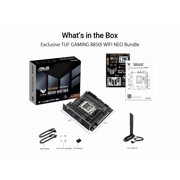 Asus TUF B850I WIFI NEO Gaming Desktop Motherboard - AMD B850 Chipset - Socket AM5 - Mini ITX - Ryzen 7, Ryzen 9 Processor Supported - Gigabit Ethernet - Wi-Fi 6E - HDMI - TUF GAMING B850I WIFI NEO