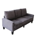thumbnail image 5 of Dark Grey 3 - Person Sofa | Durable Structure, Comfortable Support, Removable Storage in Living Areas, 5 of 5