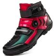 thumbnail image 5 of Men's and women's all-season motorcycle riding boots and motorcycle shoes,Black and blue,41, 5 of 11